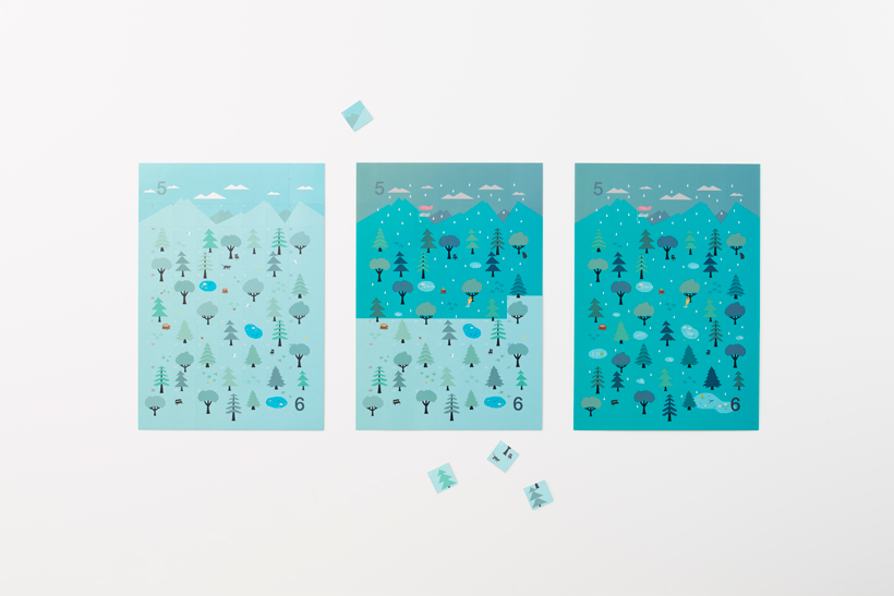 Sticker，Sato Da，Calendar design，