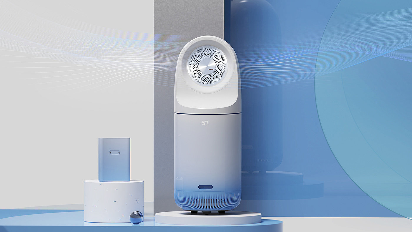 FO.REST，Mobile air purifier，Smart home，