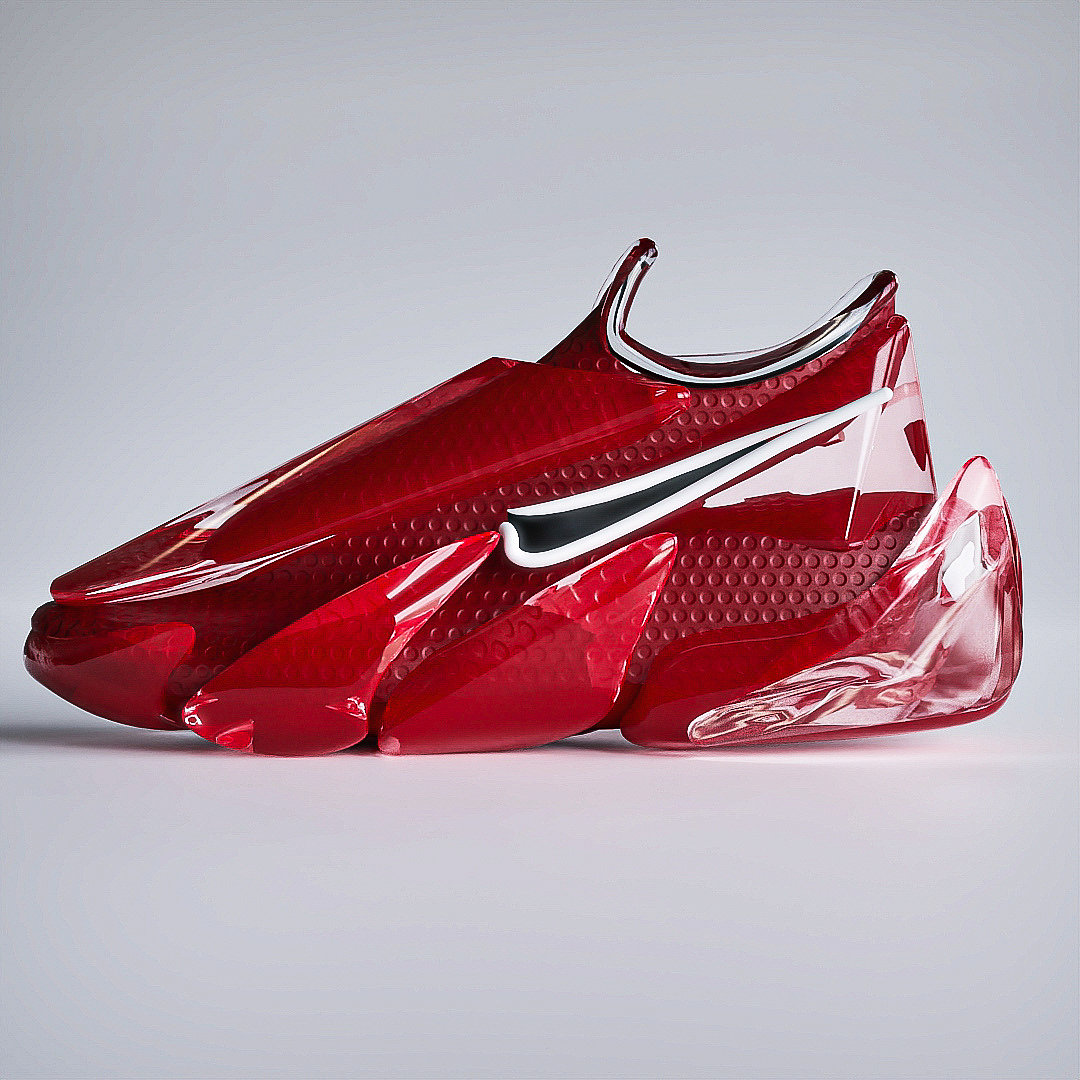sneakers，gules，conceptual design，