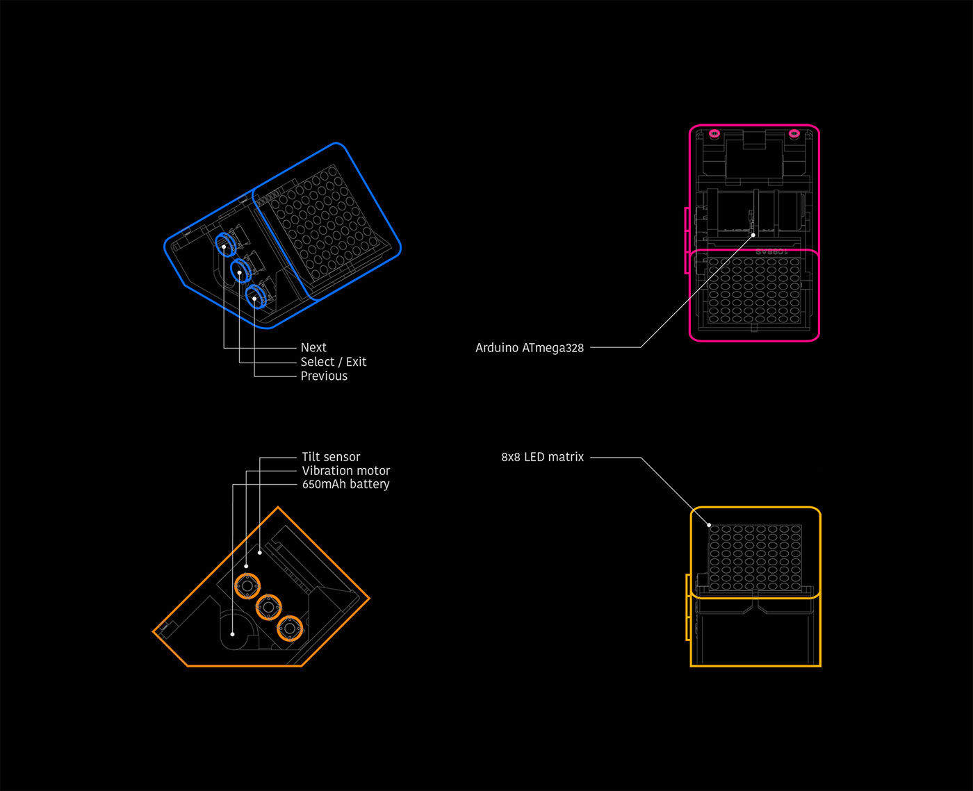 FOKI，Intelligent timer，white，