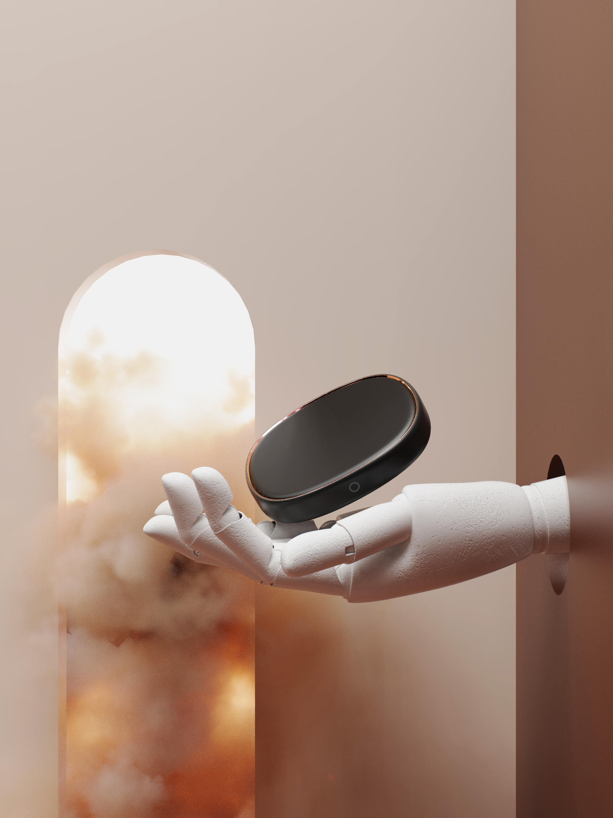 Thermostatic coaster，