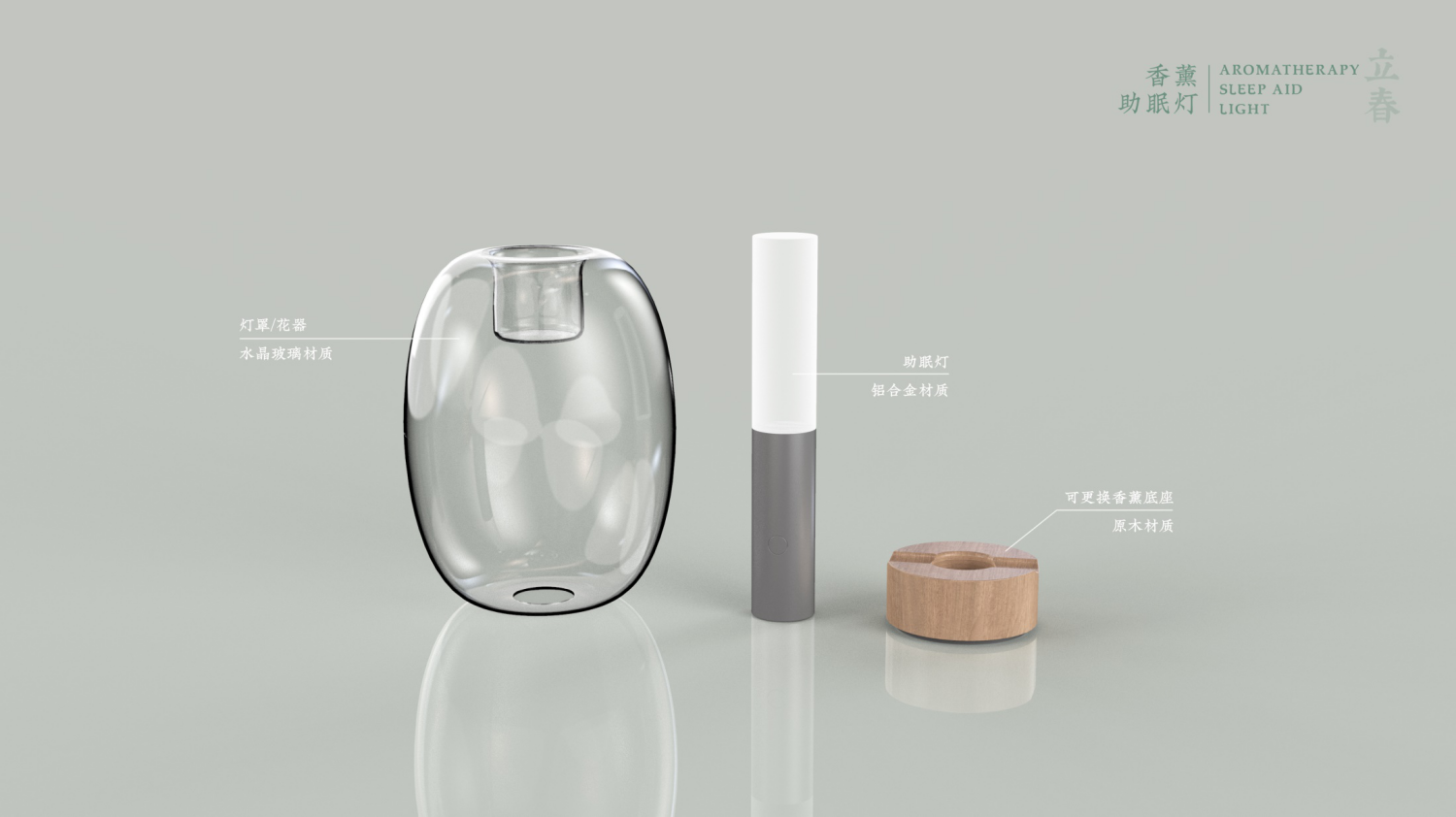 Aromatherapy，Help sleep，Zero blue light，Golden light，