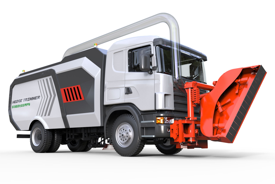 Entries，industrial design，construction machinery，green，Maintenance vehicle，Coating design，Machine design，Appearance design，