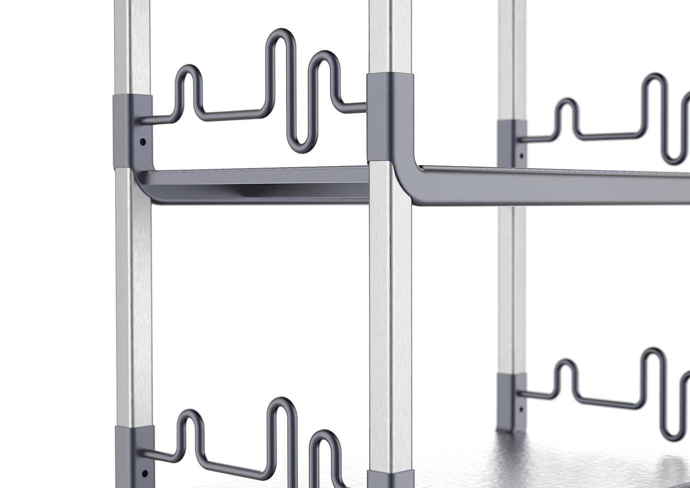 Metal shelf，