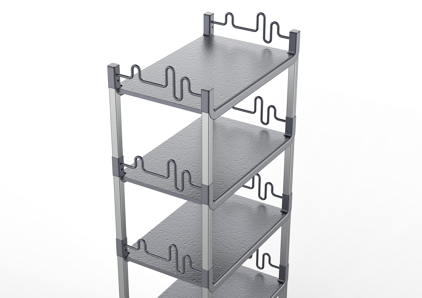 Metal shelf，