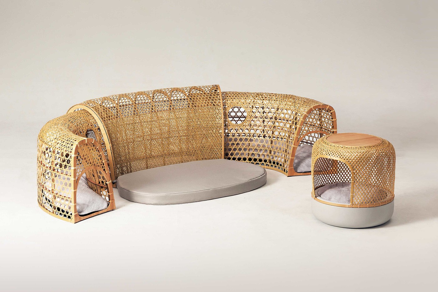 2020 red dot design concept award，Pets，Catyou In A Circle，Cat Furniture，Kitty，Cat tunnel，
