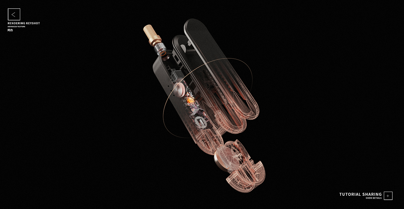 Render，Science and Technology Map，keyshot，Structure diagram，Typesetting，modeling，A Bai，