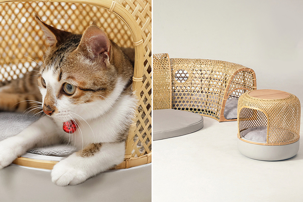 2020红点设计概念大奖，宠物，Catyou In A Circle，Cat Furniture，猫咪，猫隧道，