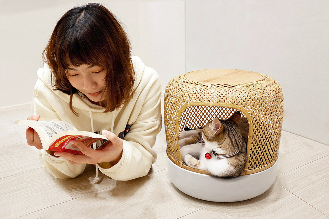 2020红点设计概念大奖，宠物，Catyou In A Circle，Cat Furniture，猫咪，猫隧道，