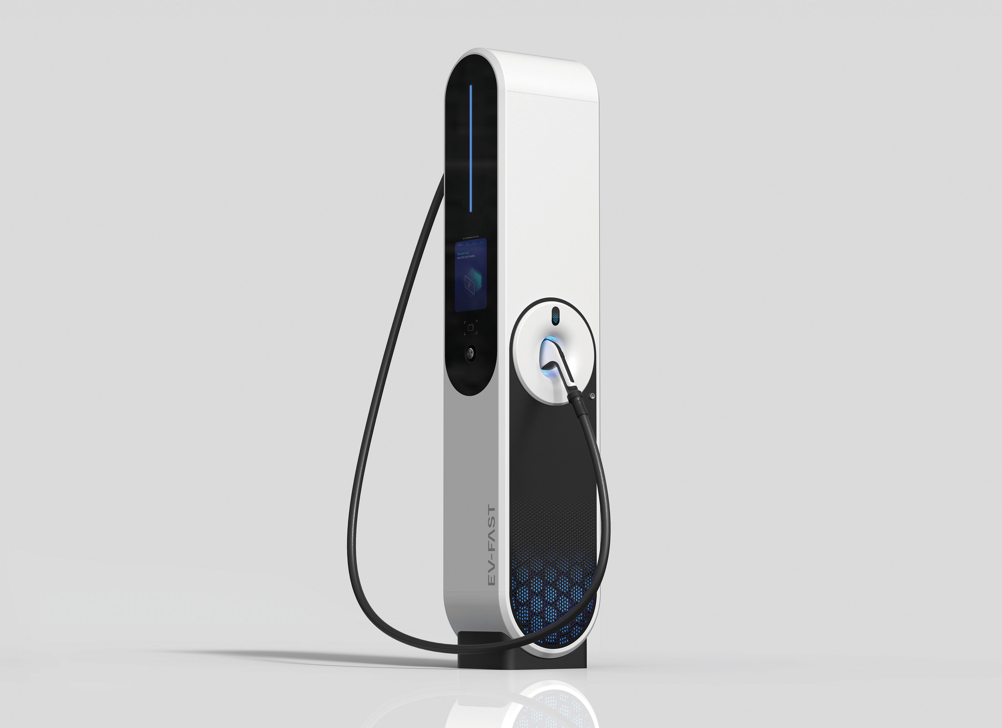 2020 red dot design concept award，EV charger，The Ultra-Fast，EV Charger 400kW，Electric vehicle charger，