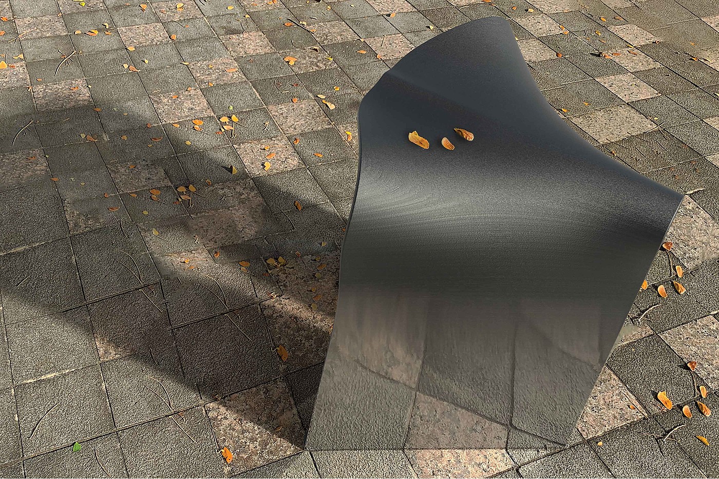 2020红点设计概念大奖，凳子，Levitating Stool，Mirage，不锈钢板制，镜面抛光，