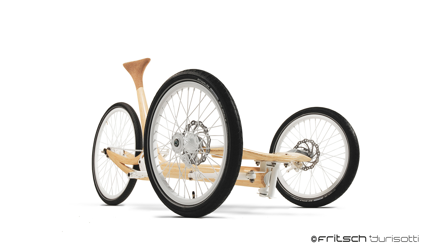 Reverse three wheel design，Manufacturing and design，to3，Wood frame，vehicle，
