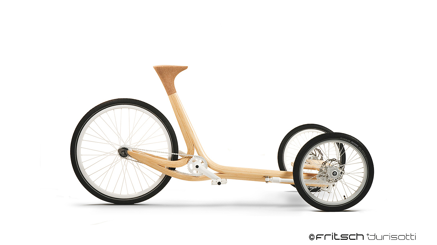 Reverse three wheel design，Manufacturing and design，to3，Wood frame，vehicle，