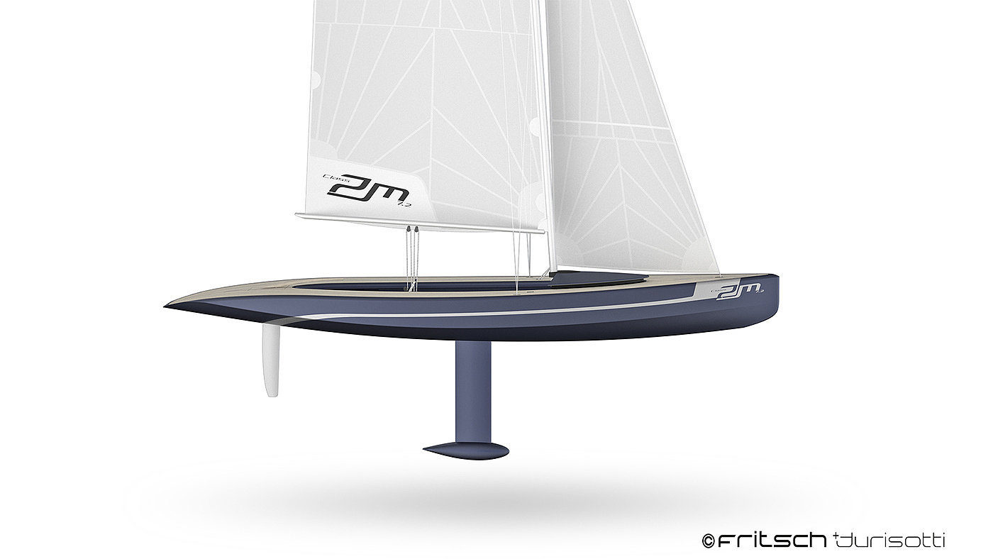 Sailboat design，class2m，go fishing，industrial design，Ship design，