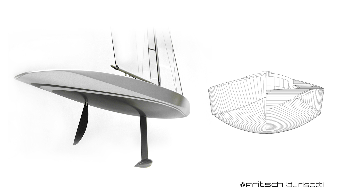 Sailboat design，class2m，go fishing，industrial design，Ship design，