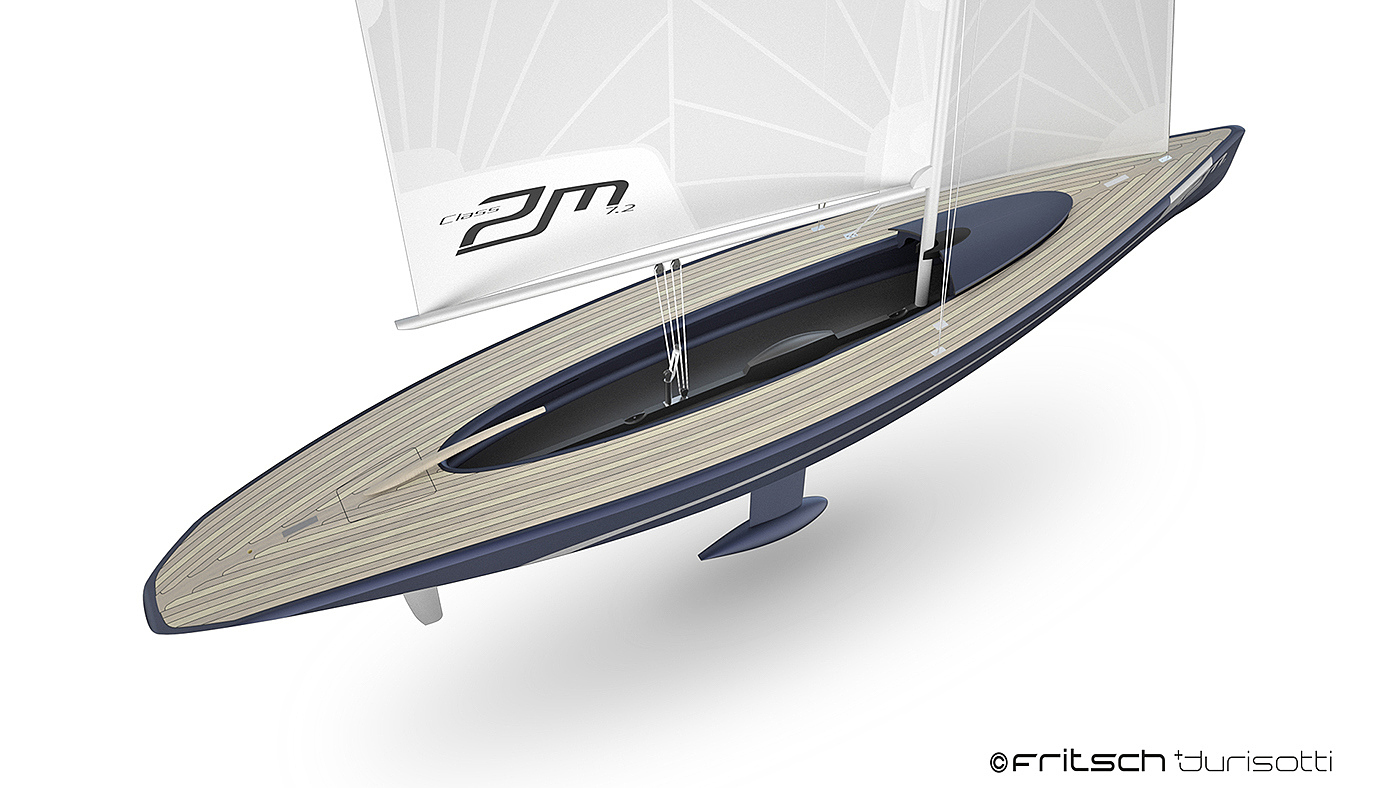 Sailboat design，class2m，go fishing，industrial design，Ship design，