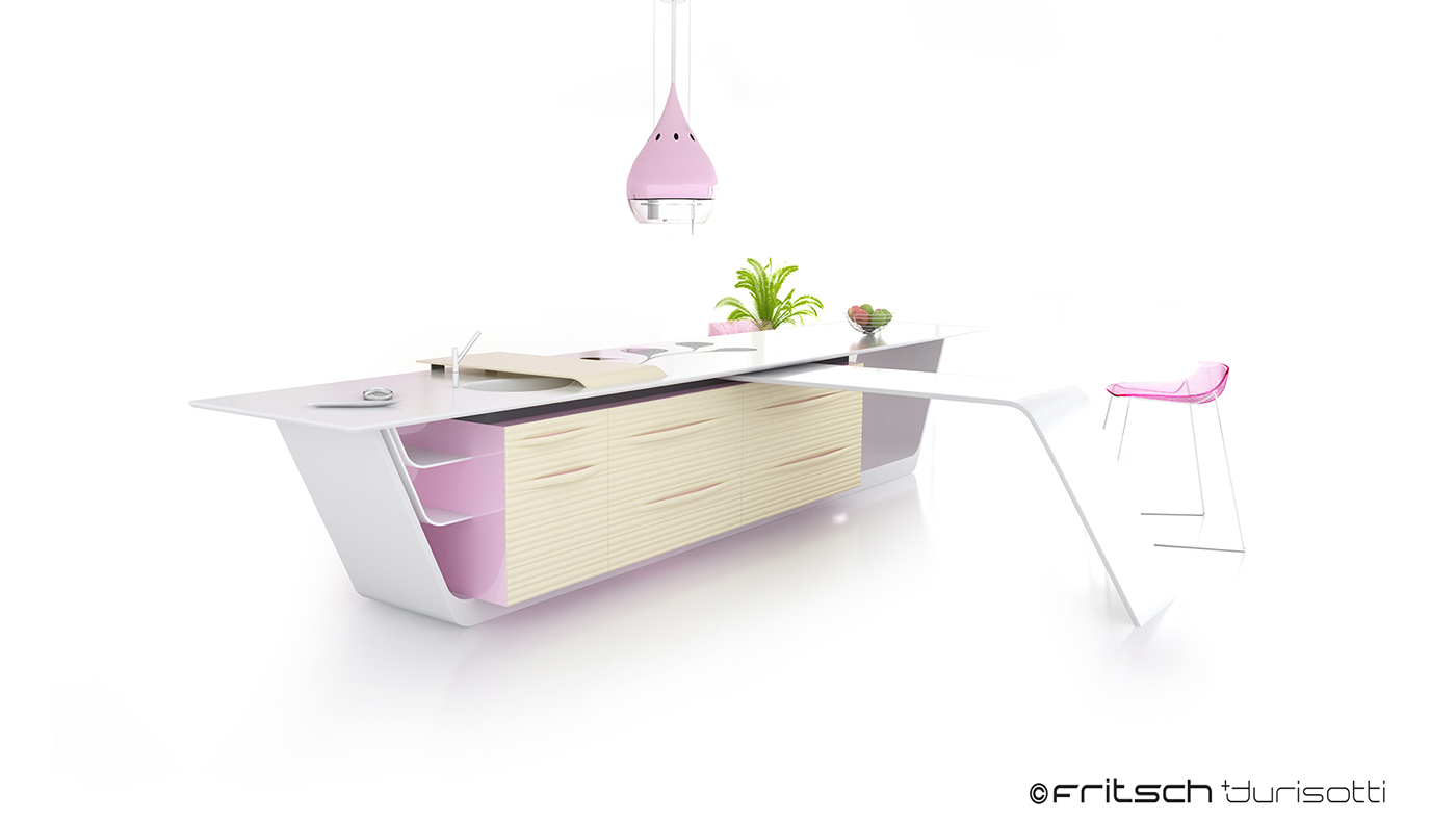 Rainbow goddess，Kitchen design，Home design，industrial design，