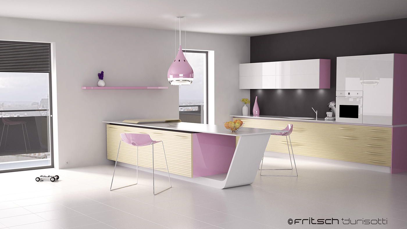 Rainbow goddess，Kitchen design，Home design，industrial design，