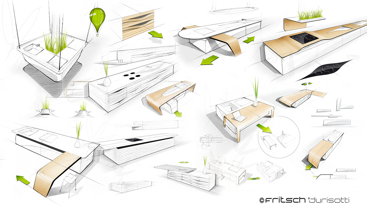 Rainbow goddess，Kitchen design，Home design，industrial design，