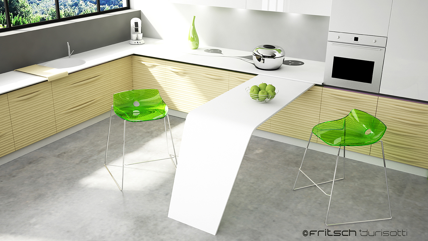 Rainbow goddess，Kitchen design，Home design，industrial design，