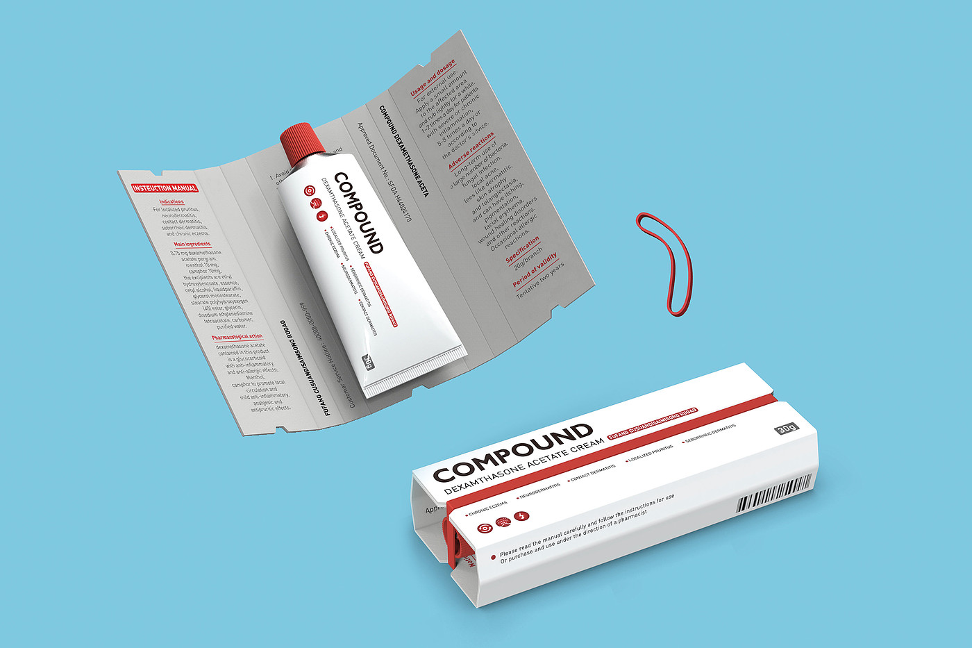 2020 red dot design concept award，Drug Pack Design，Drug packaging，