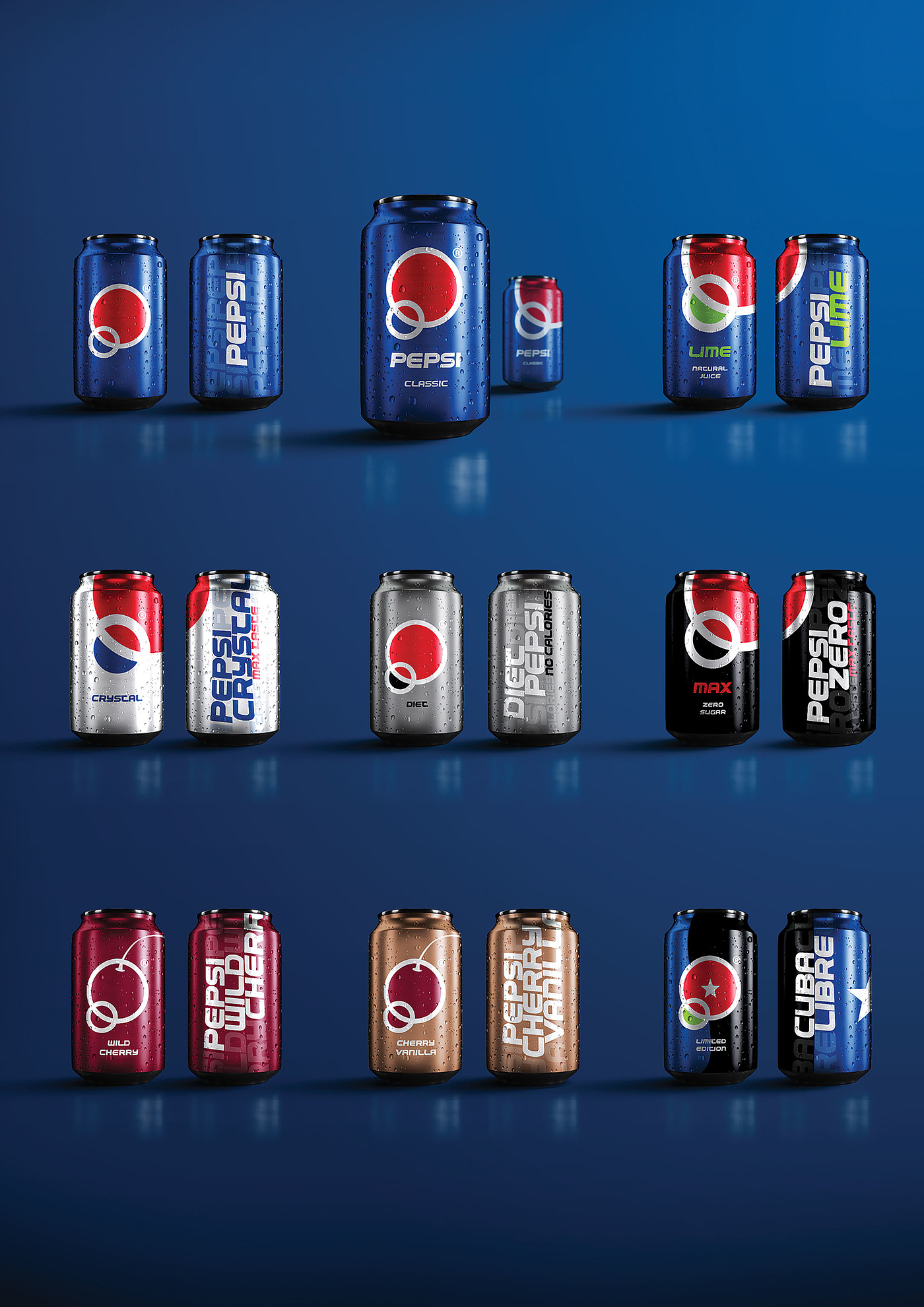 2020红点设计概念大奖，Pepsi Brand，品牌新标识，百事可乐，包装，