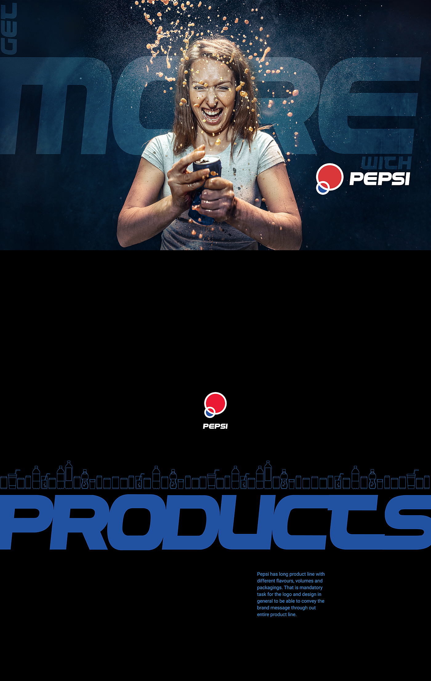 2020红点设计概念大奖，Pepsi Brand，品牌新标识，百事可乐，包装，