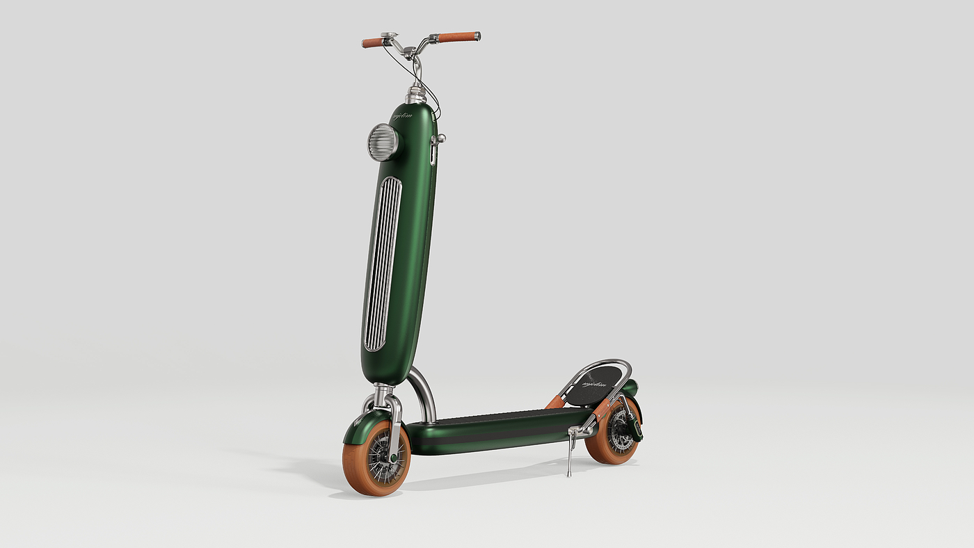 product design，industrial design，Keyshot rendering，Scooter，sample reels，