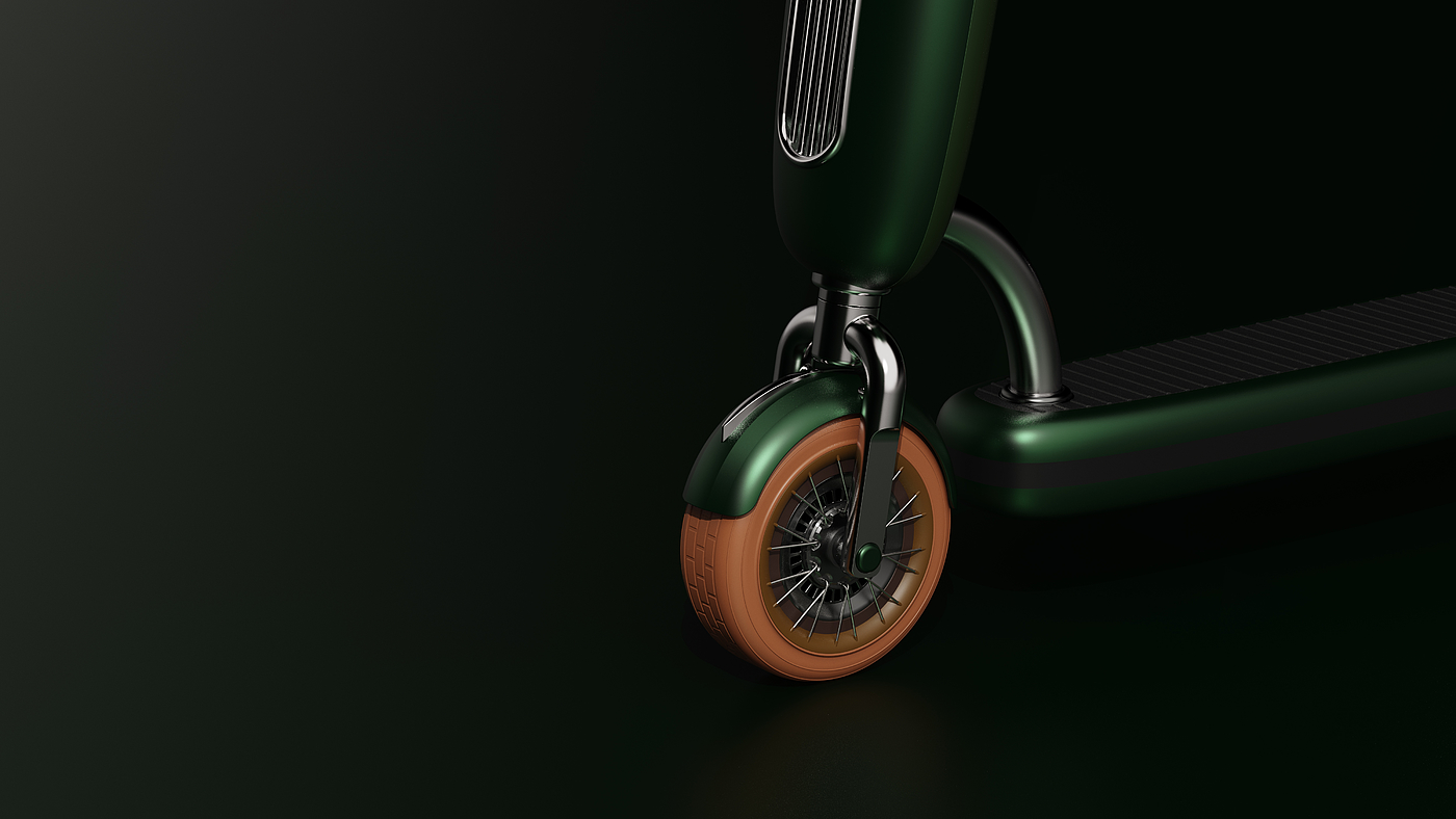 product design，industrial design，Keyshot rendering，Scooter，sample reels，