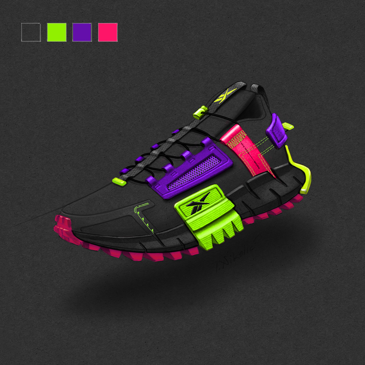 sneakers，reebok ，comfortable，practical，