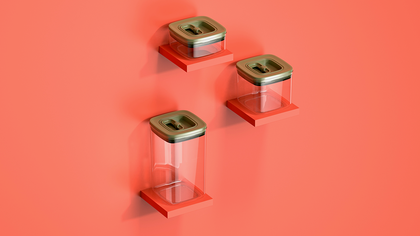 Storage tank，food，kitchenware，seal up，Minimalism，