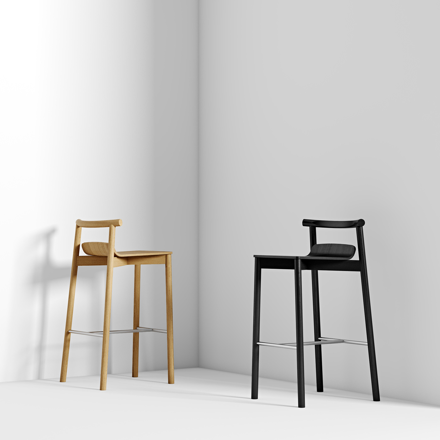 stool，bar，black and white，chair，