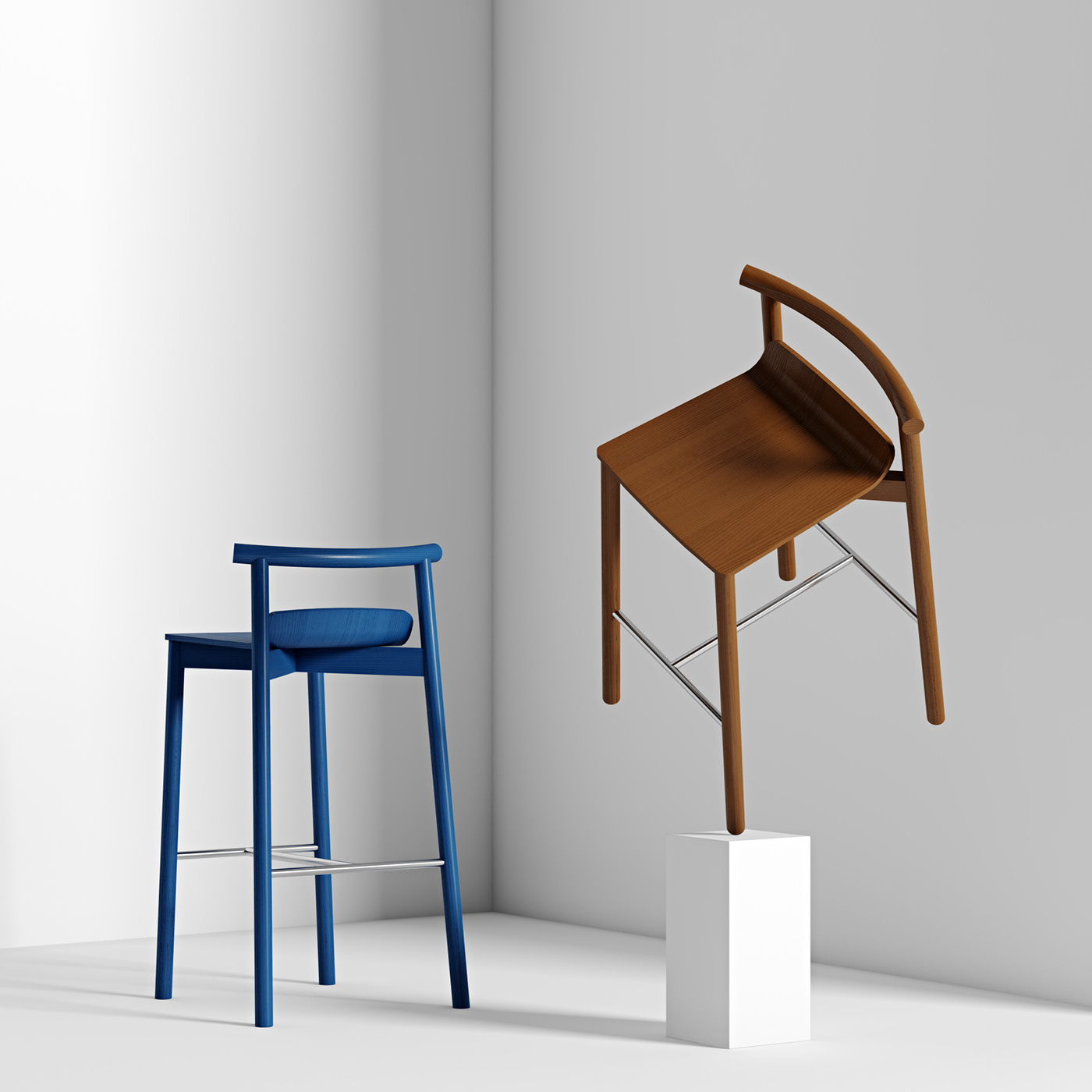 stool，bar，black and white，chair，