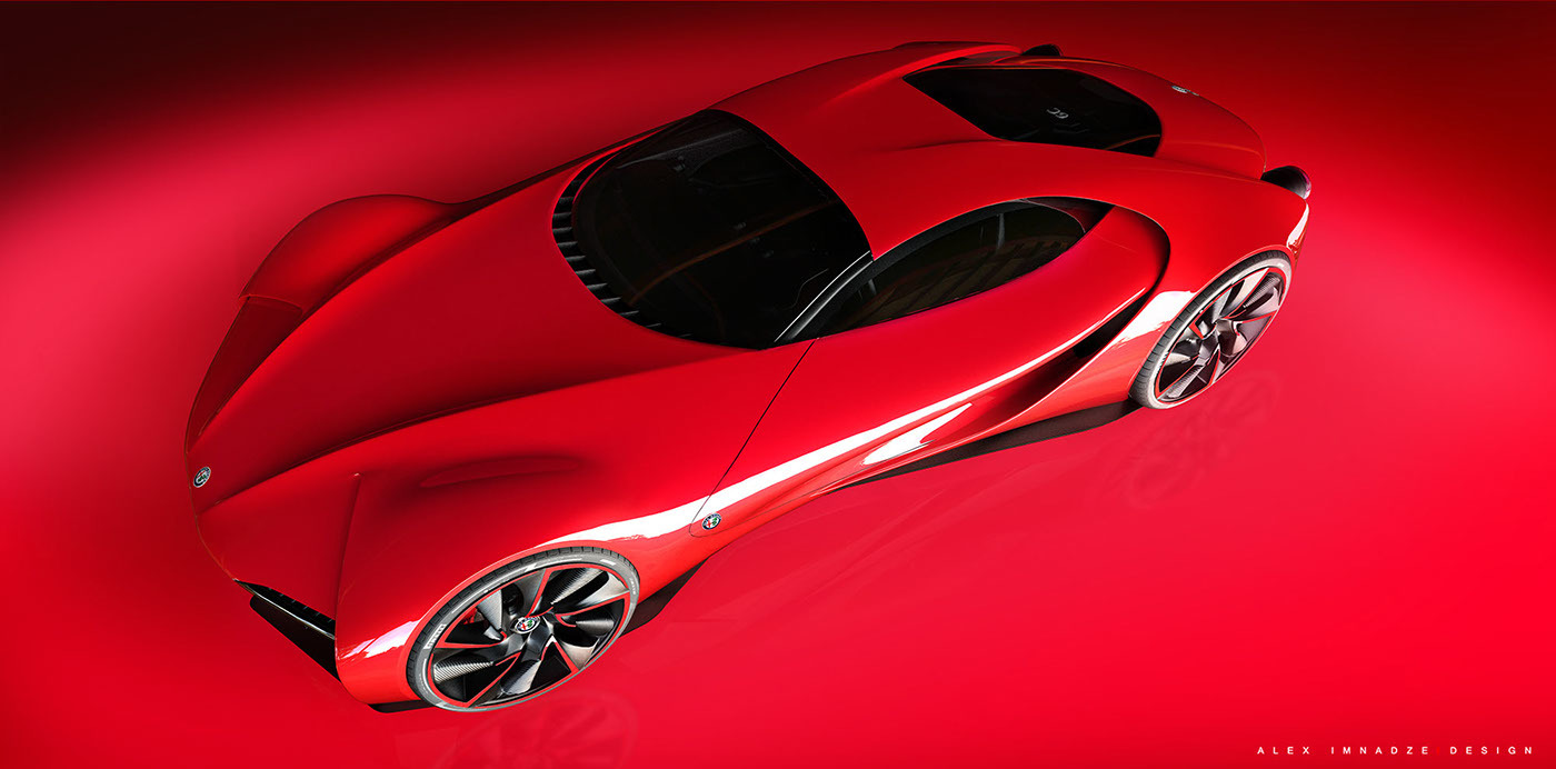 alfa romeo ，6C automobile，Automobile design，the acme，sexy，gules，