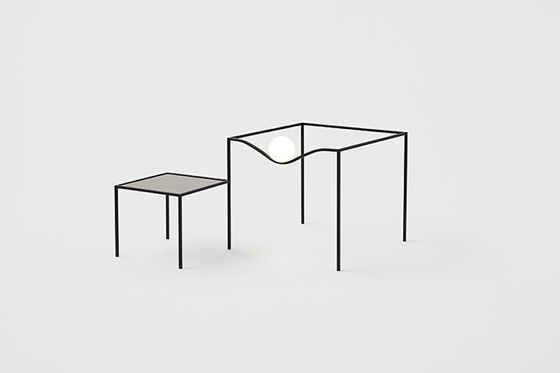 Outdoor lighting，Nendo design products，Metal structure，lamps and lanterns，Soft shape，