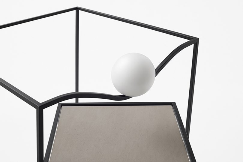 Outdoor lighting，Nendo design products，Metal structure，lamps and lanterns，Soft shape，
