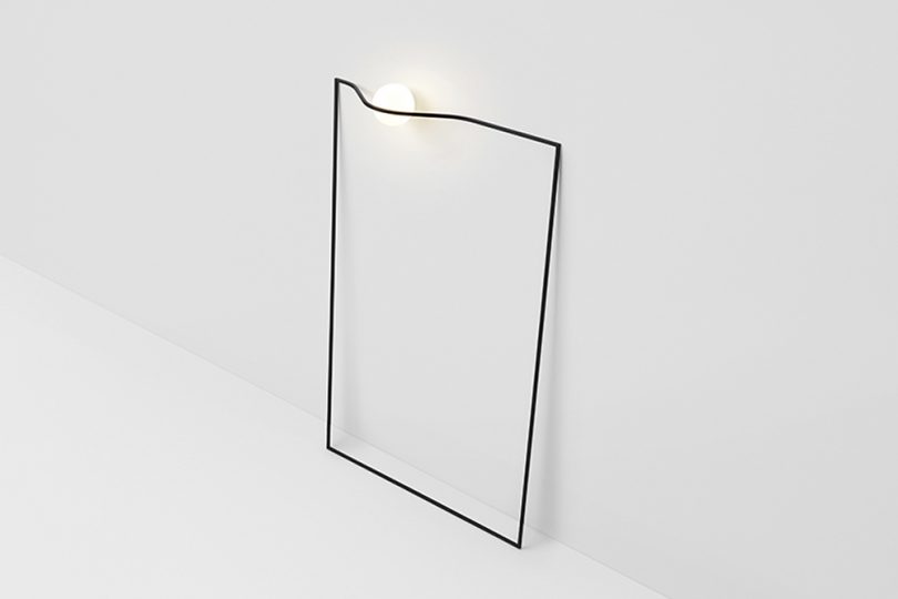 Outdoor lighting，Nendo design products，Metal structure，lamps and lanterns，Soft shape，