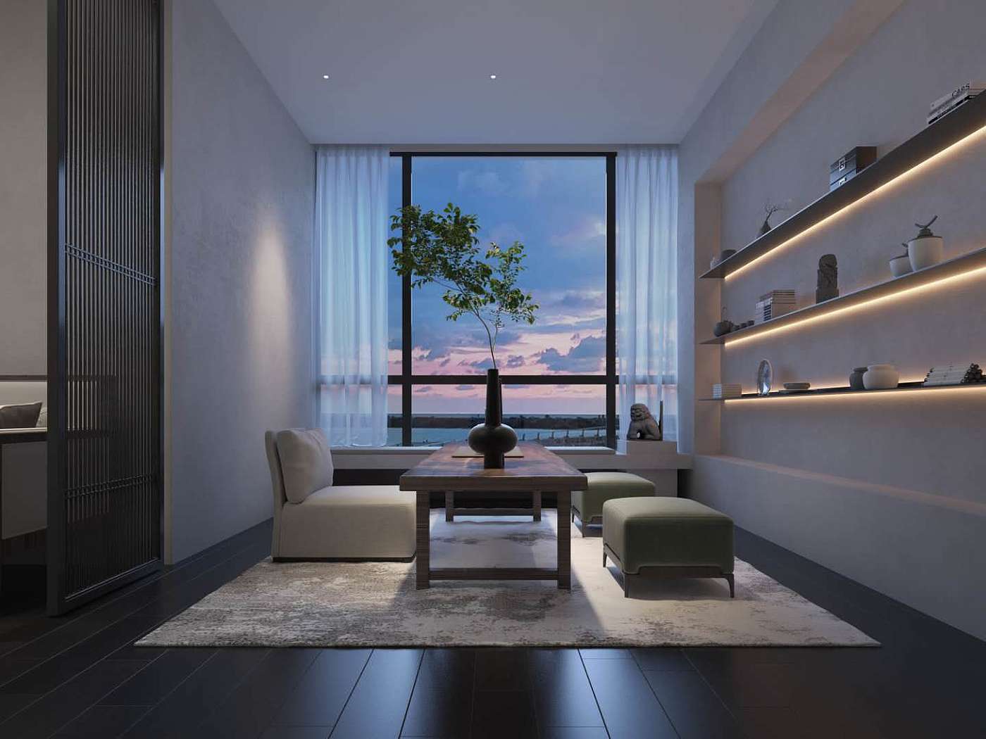 indoor，