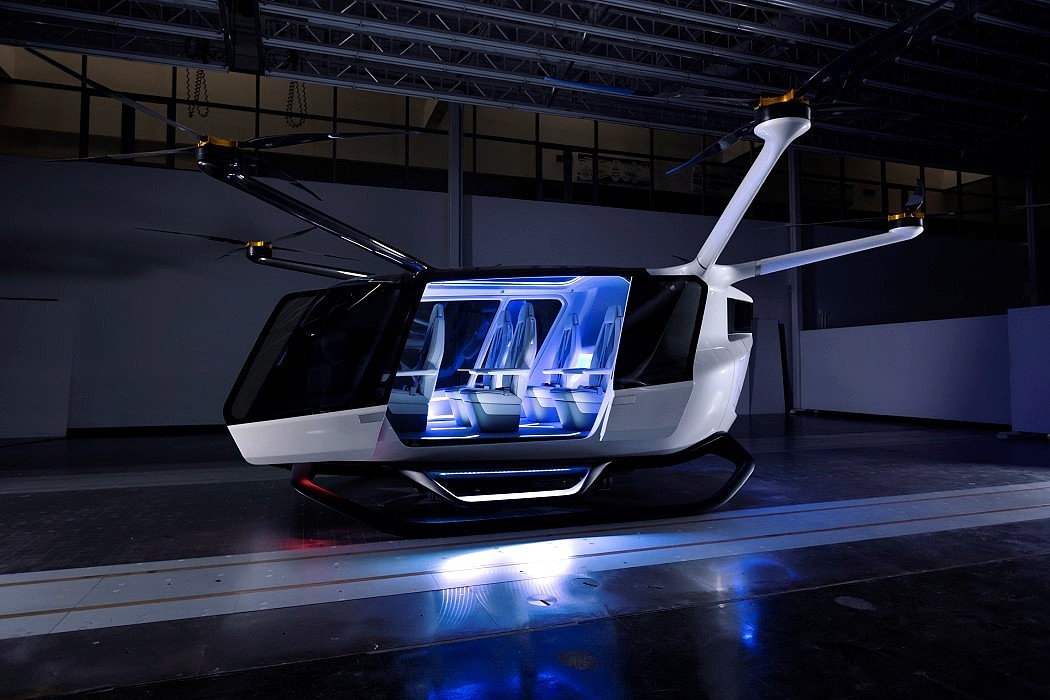Future taxi，Air travel，Zero emission，Hydrogen battery，clean energy，Electric vertical takeoff and landing aircraft，security，