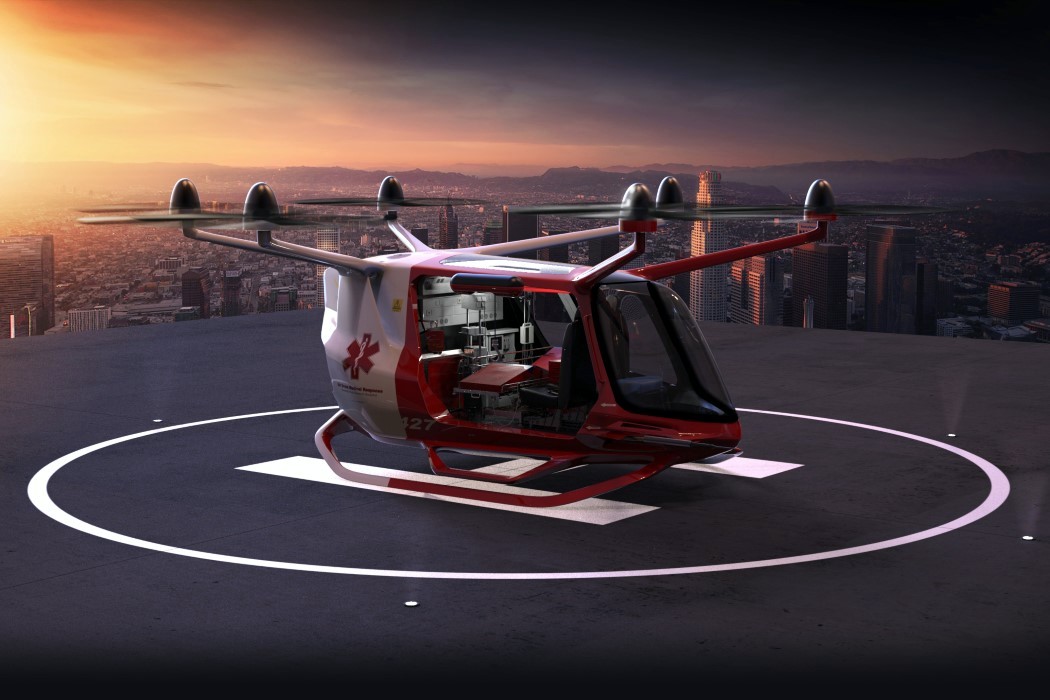 Future taxi，Air travel，Zero emission，Hydrogen battery，clean energy，Electric vertical takeoff and landing aircraft，security，