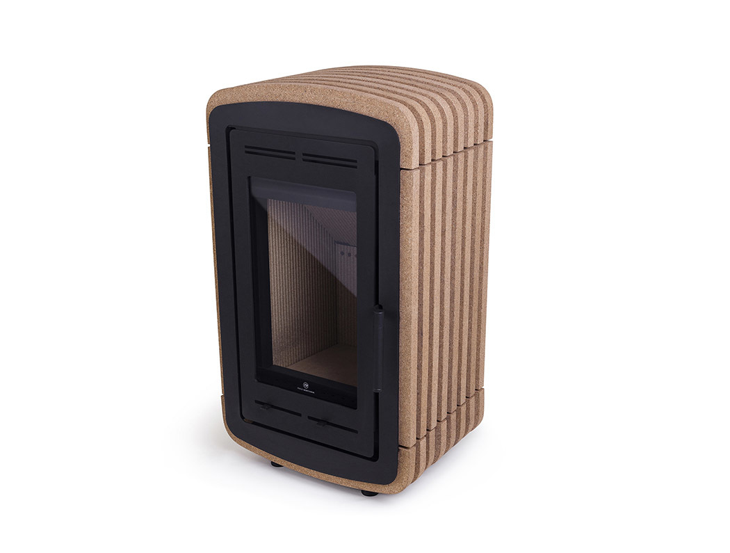 cork，fireplace，furniture design ，Steel pipe，