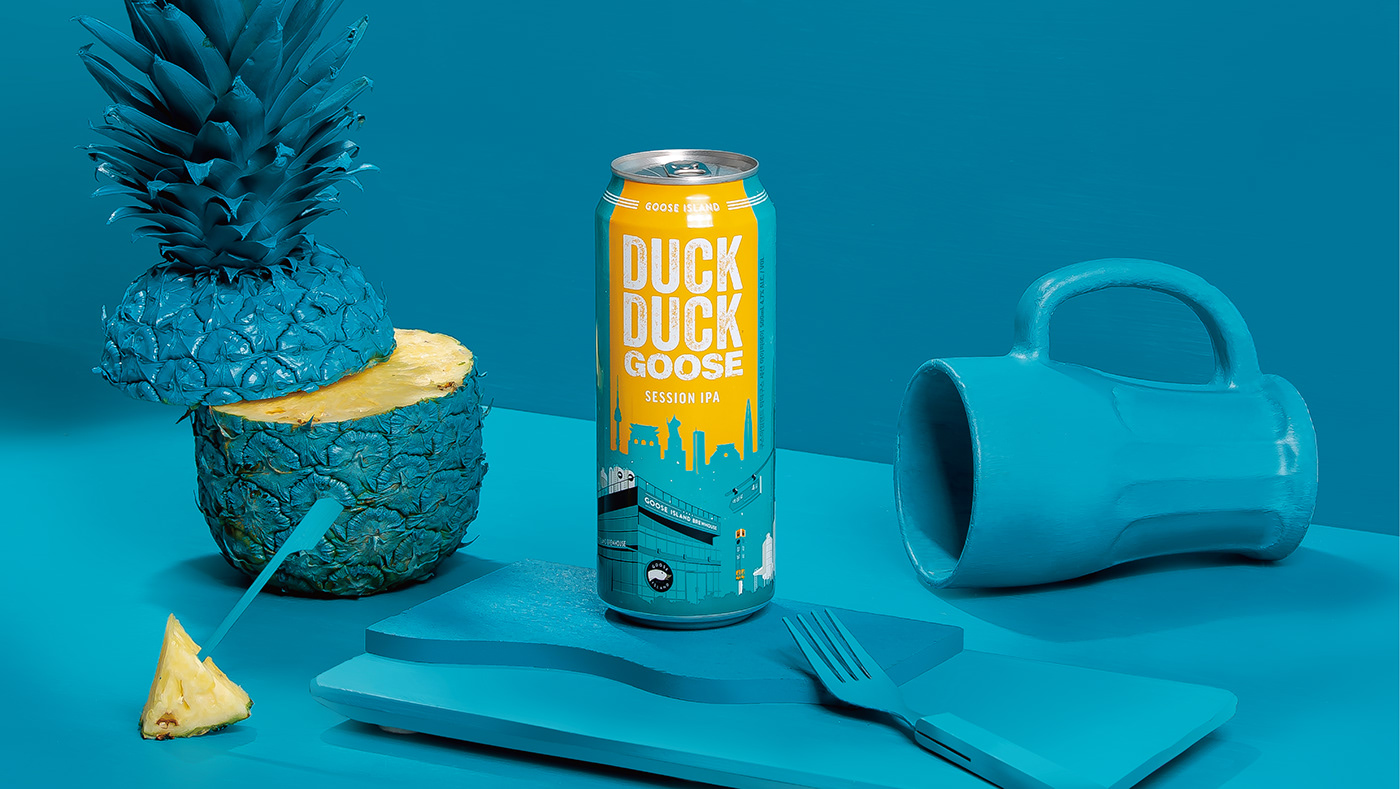 DuckDuckGoose，packing design，blue，