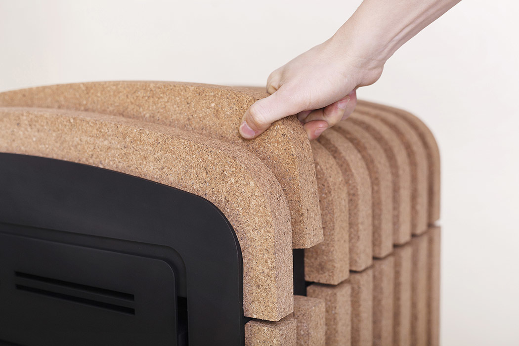 cork，fireplace，furniture design ，Steel pipe，