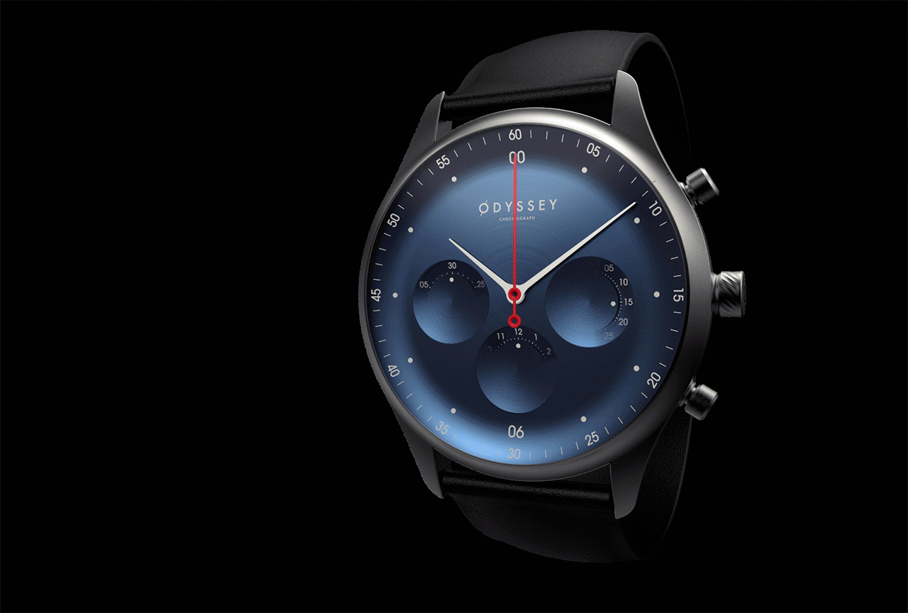 mechanical watch，Wristwatch，black，