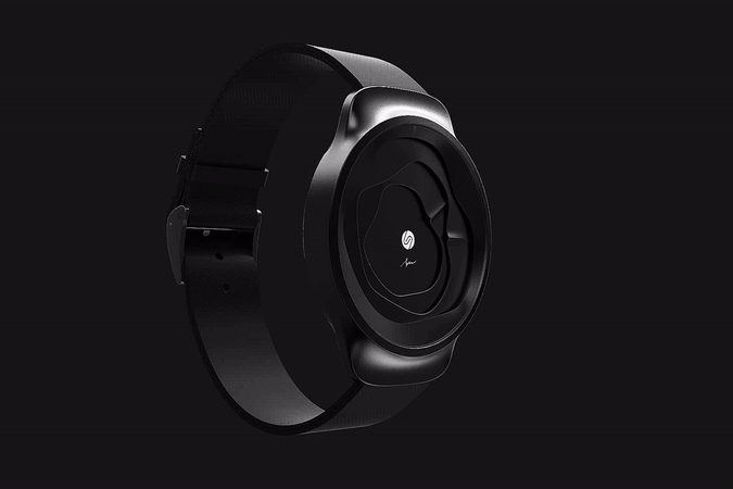 mechanical watch，Wristwatch，black，