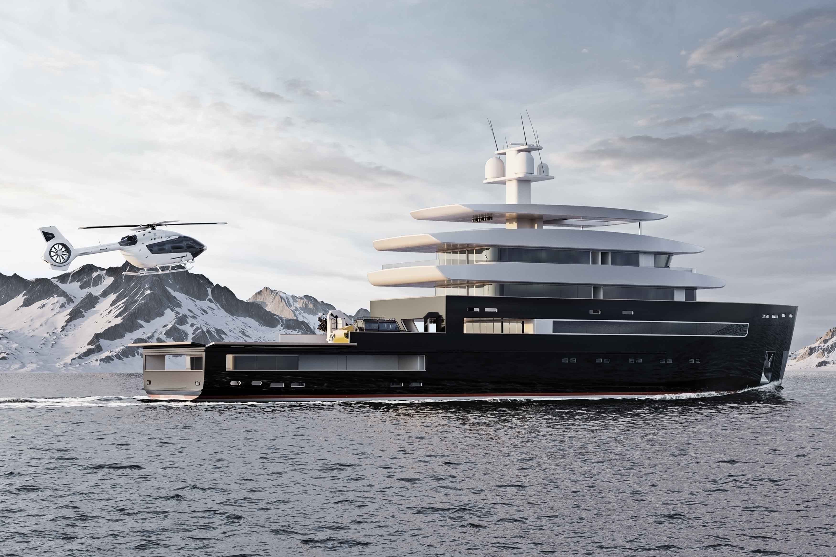 2020 red dot design concept award，Class 55，Explorer Yacht，yacht，