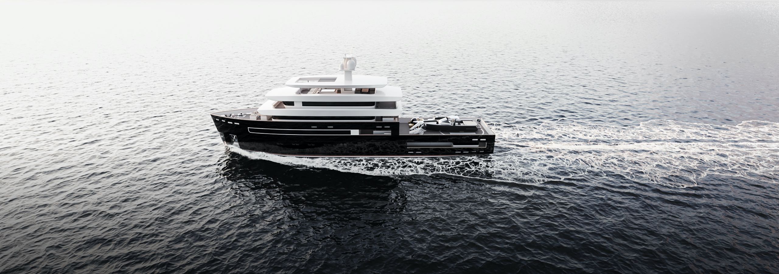 2020 red dot design concept award，Class 55，Explorer Yacht，yacht，