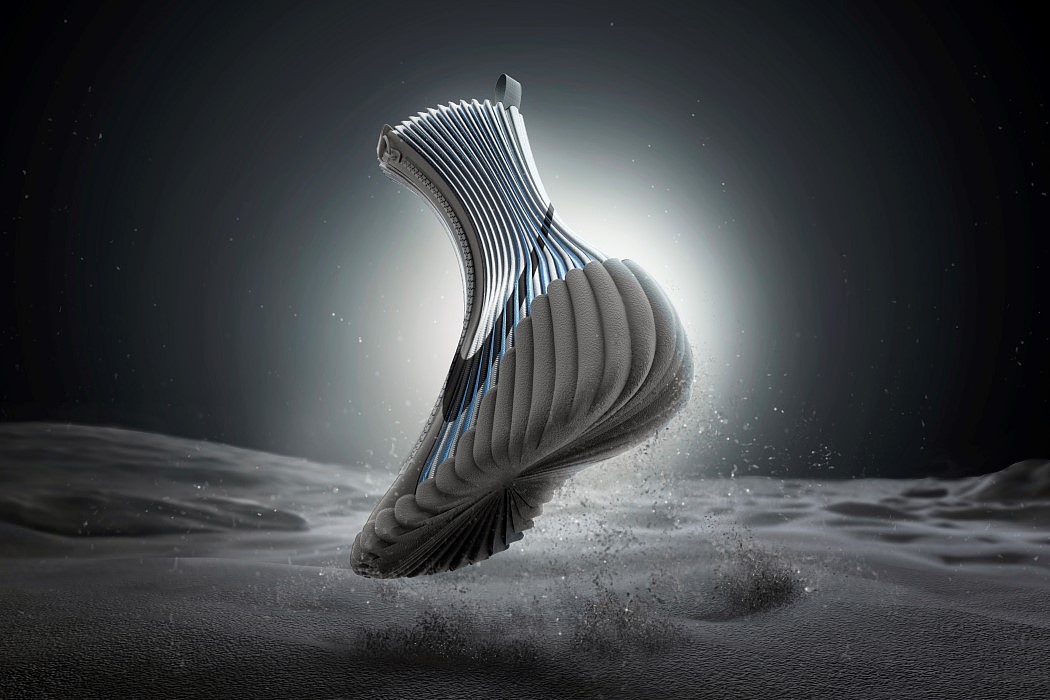 Nike Moonwalker，概念鞋子，月球，低重力，