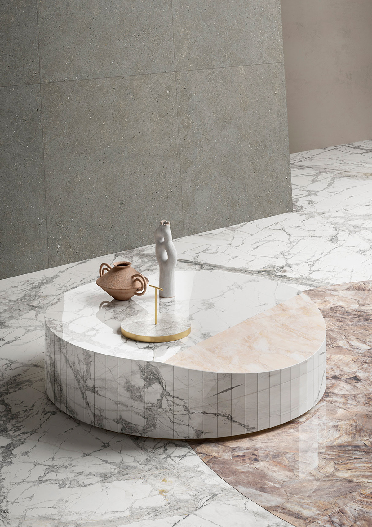 Marble，chair，tea table，