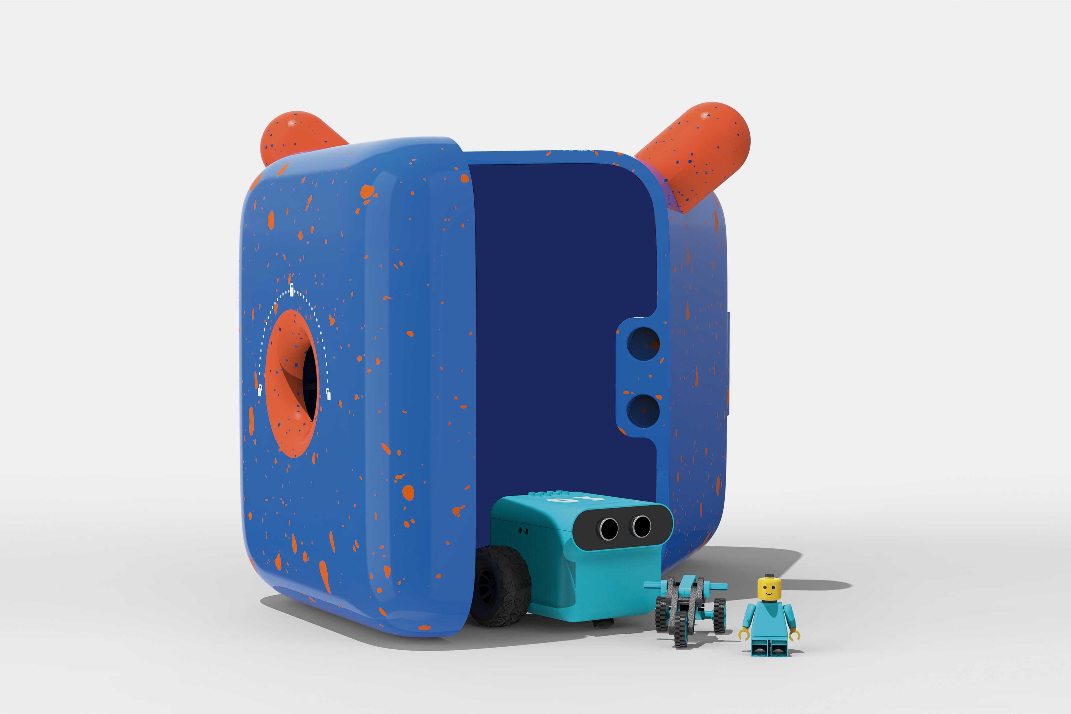 2020 red dot design concept award，Password-free Safe，children，No password safe，